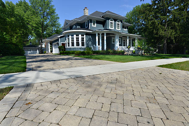 Residential Paver Driveway in Cresson, TX